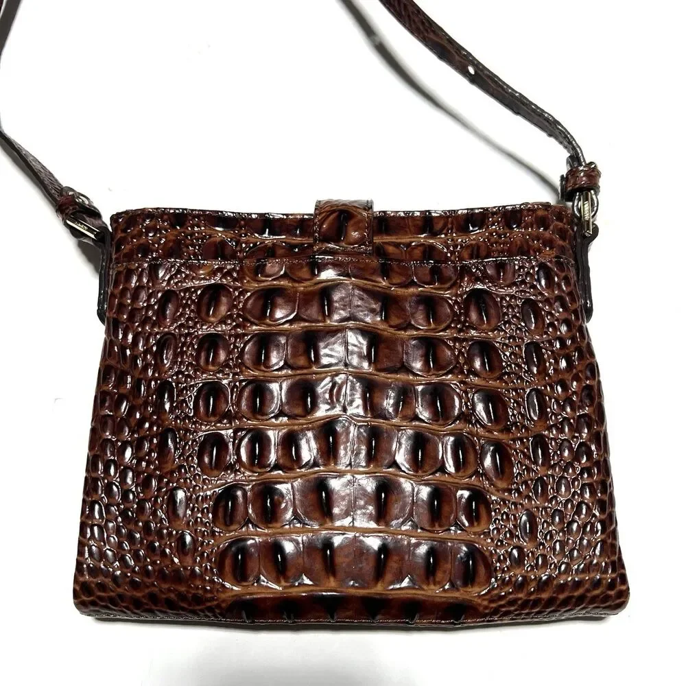 Brahmin Mina Crossbody Organizer Pecan Melbourne